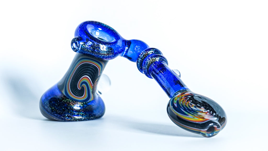 (L) WigWag Dichroic Side Car (Black Light Purple, Black, Orange, Blue, Green)