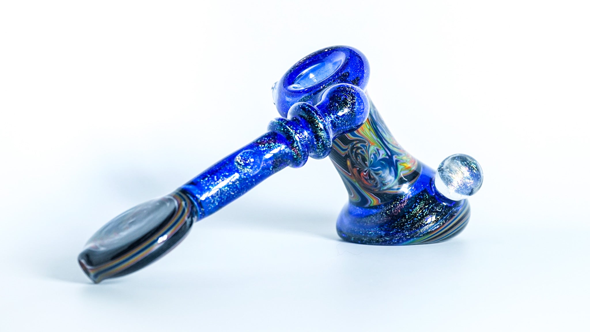 (L) WigWag Dichroic Side Car (Black Light Purple, Black, Orange, Blue, Green)