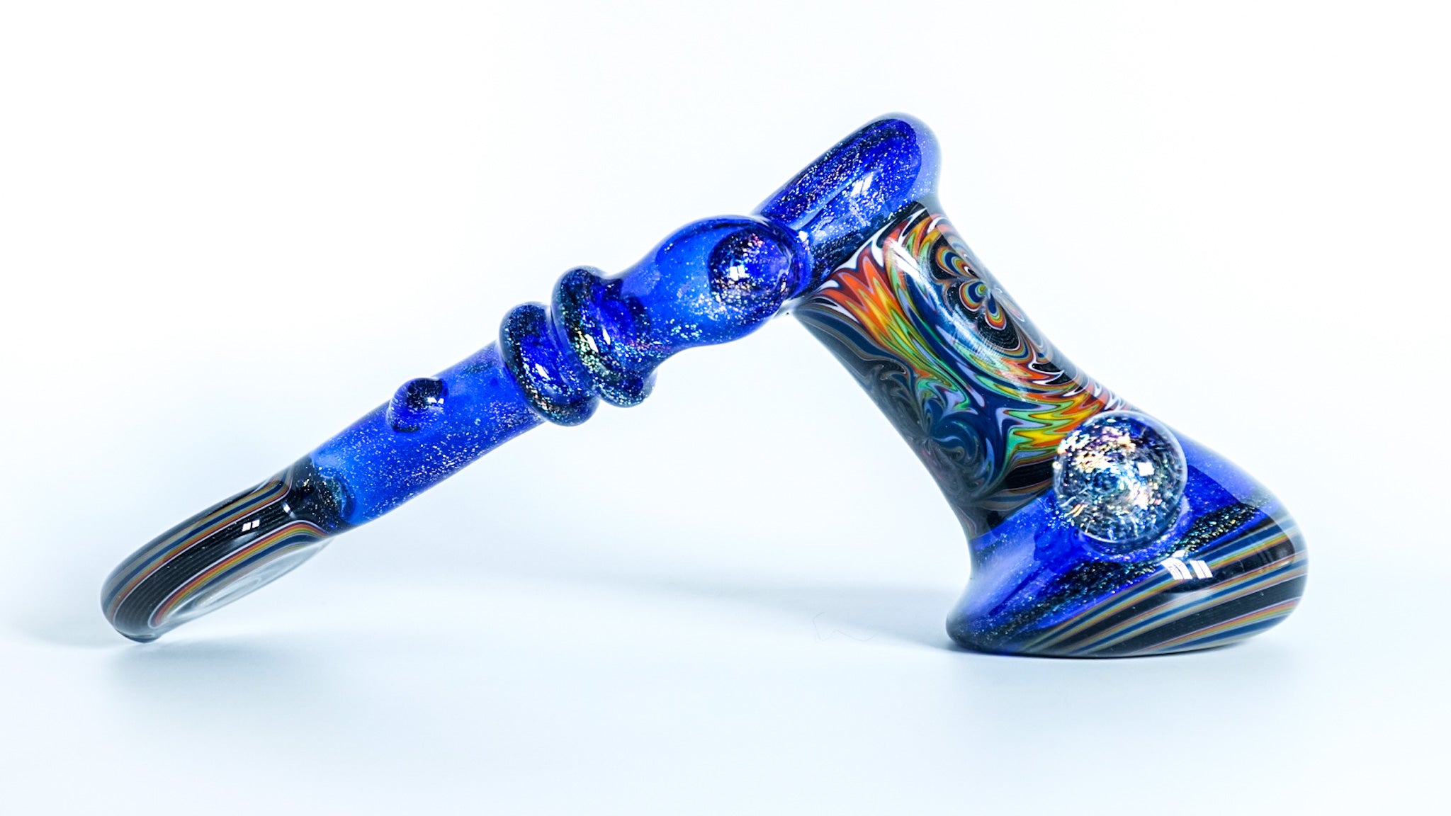 (L) WigWag Dichroic Side Car (Black Light Purple, Black, Orange, Blue, Green)