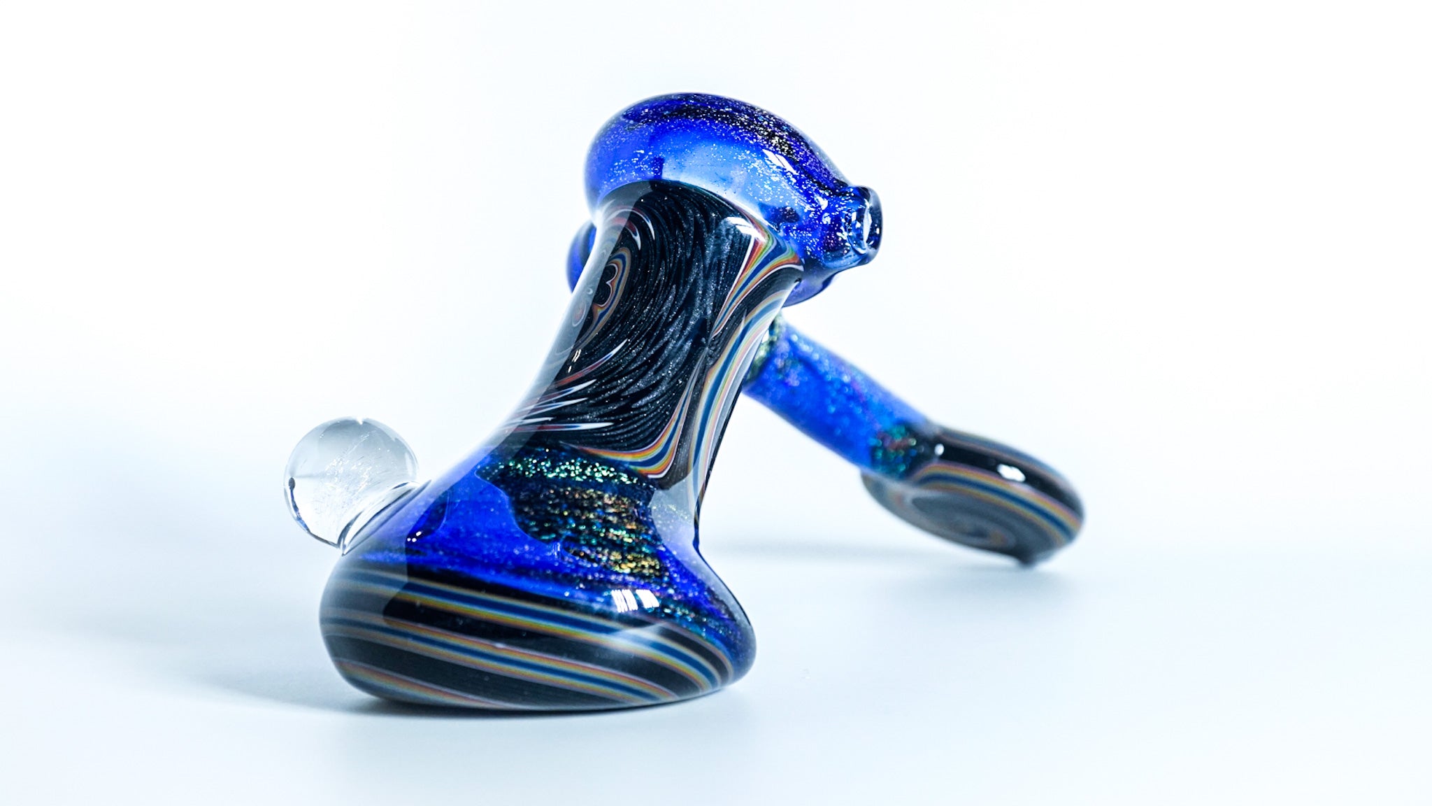 (L) WigWag Dichroic Side Car (Black Light Purple, Black, Orange, Blue, Green)