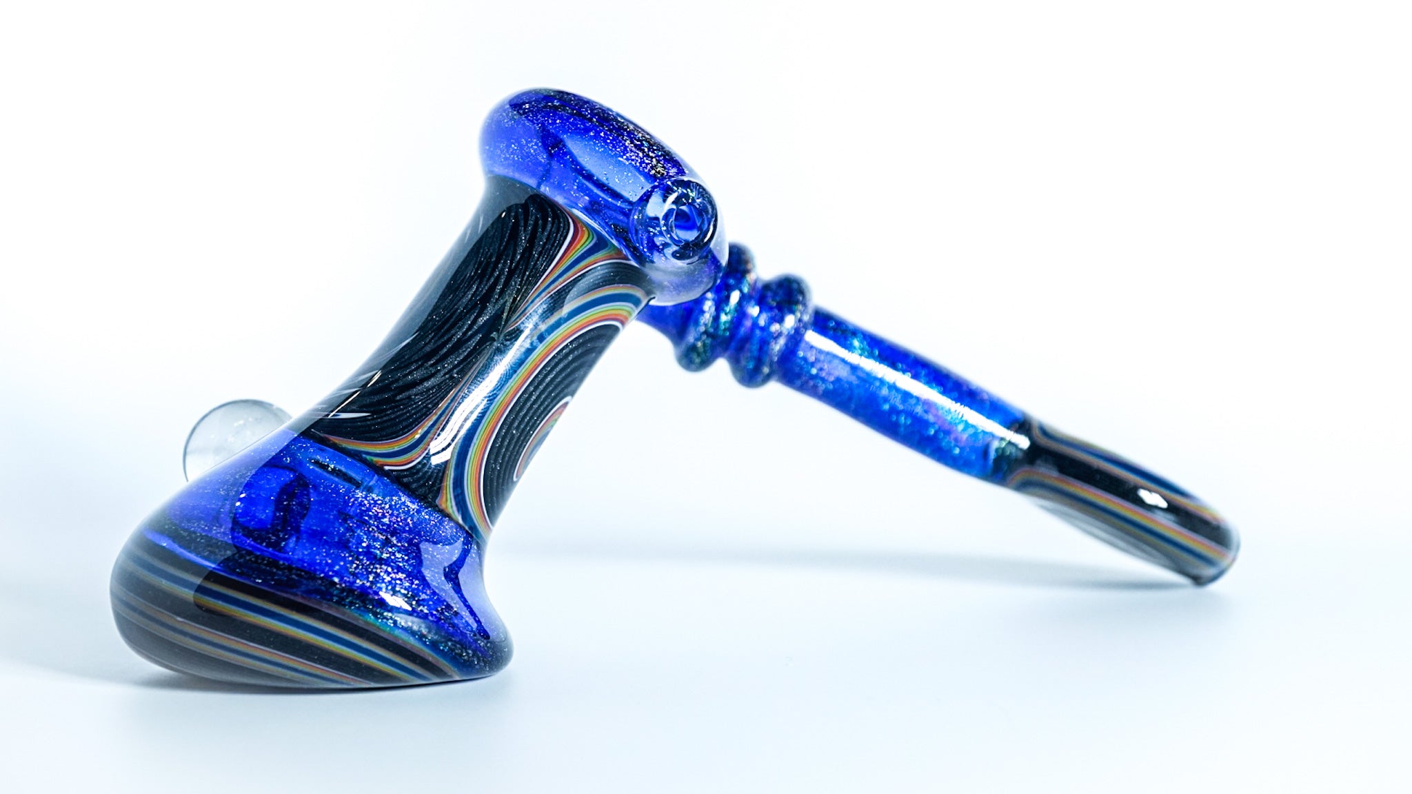 (L) WigWag Dichroic Side Car (Black Light Purple, Black, Orange, Blue, Green)