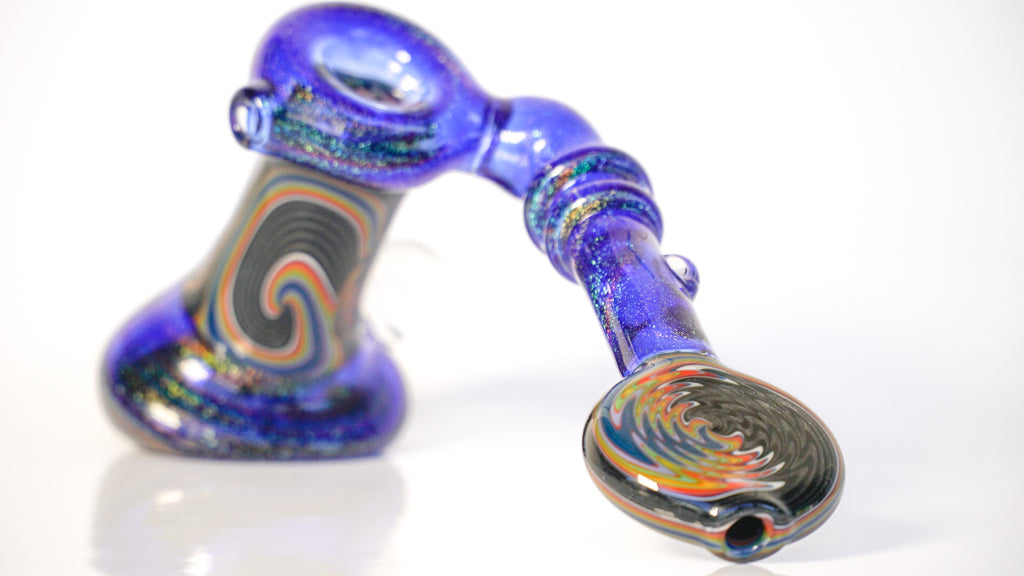 (L) WigWag Dichroic Side Car (Black Light Purple, Black, Orage, Blue, Green)