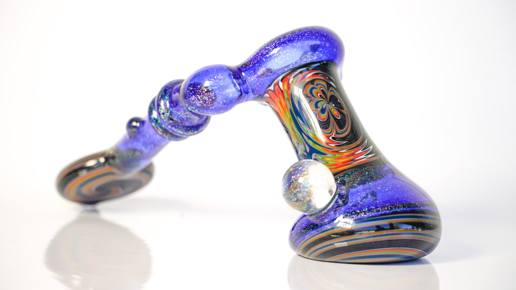 (L) WigWag Dichroic Side Car (Black Light Purple, Black, Orage, Blue, Green)