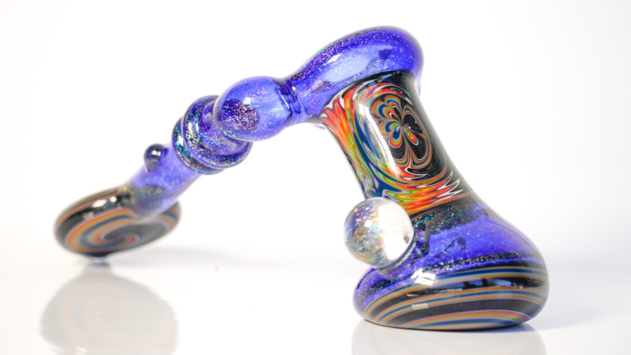 (L) WigWag Dichroic Side Car (Black Light Purple, Black, Orage, Blue, Green)