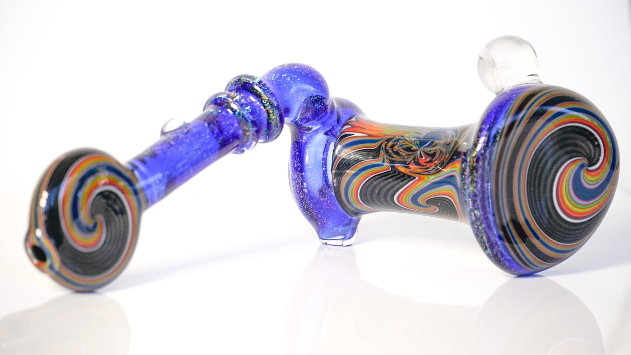 (L) WigWag Dichroic Side Car (Black Light Purple, Black, Orage, Blue, Green)