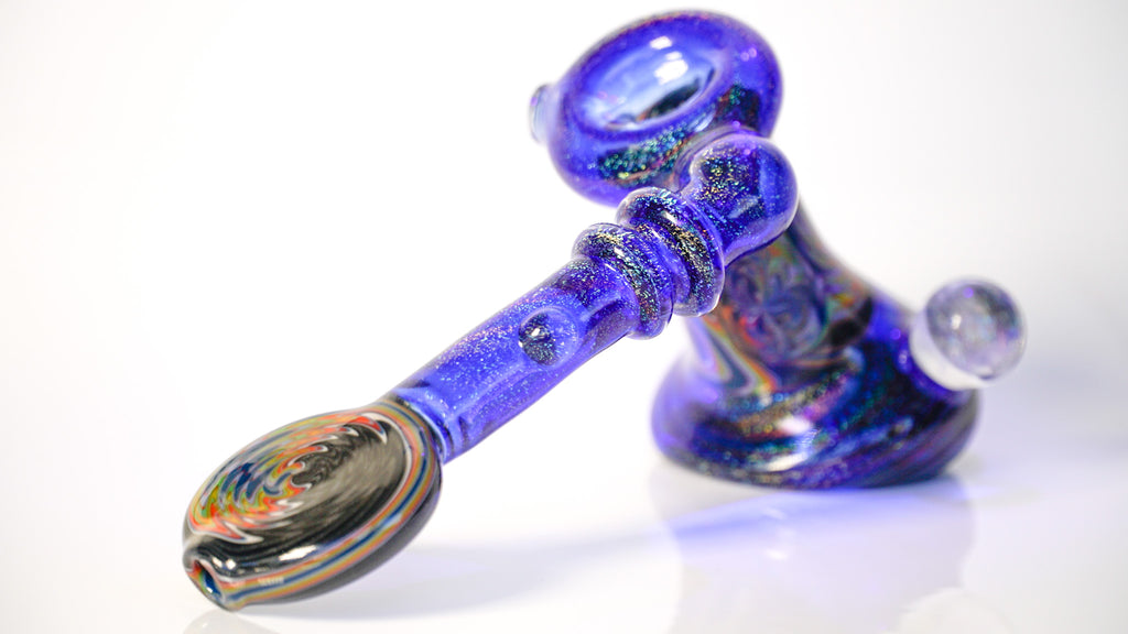 (L) WigWag Dichroic Side Car (Black Light Purple, Black, Orage, Blue, Green)